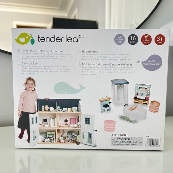 🆕Tender Leaf Dolls House Bathroom Furniture - Picture 3 of 3